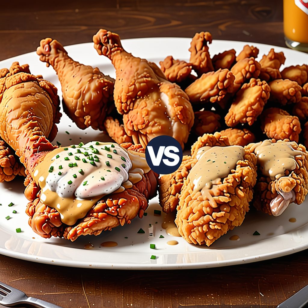 chicken fried chicken vs fried chicken