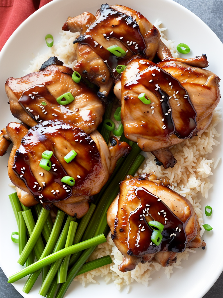 air fry teriyaki chicken thighs