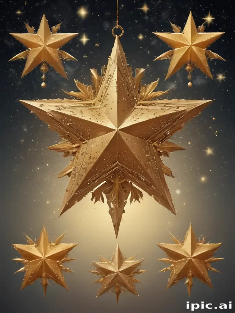 christmas stars clipart