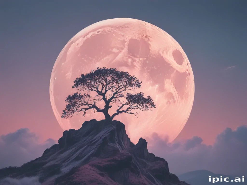 pastel aesthetic moon wallpaper
