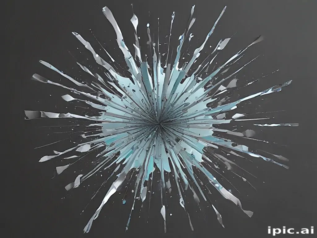 glass shattering png