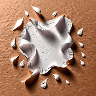 paper tears png