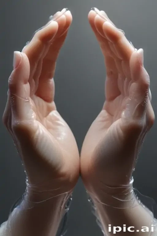 transparent prayer hands