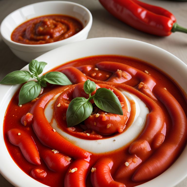 spicy calabrian chili red sauce