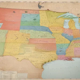 map of united states of america