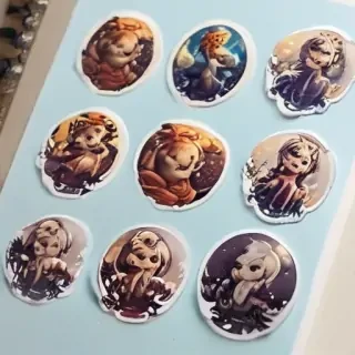 transparent cute stickers