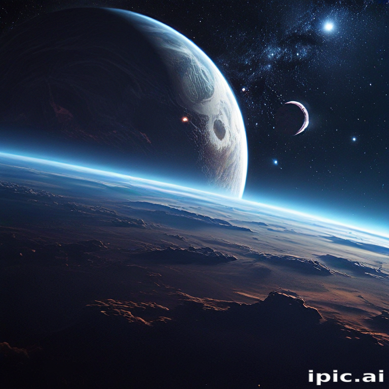 Stunning View of Distant Planets and Cosmic Wonders in Space