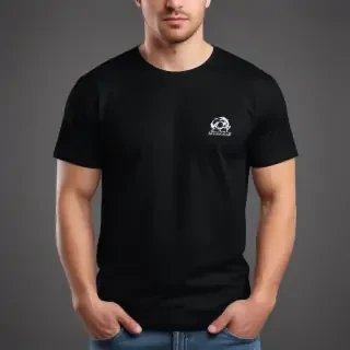 high resolution black t shirt template