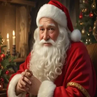 images of vintage santa