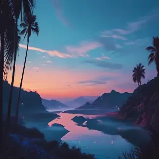 aesthetic blue pictures