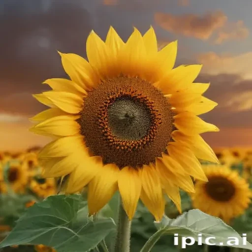 aesthetic sunflower background