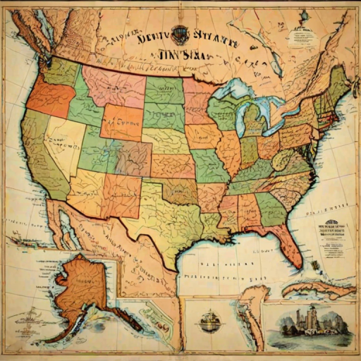 map of the usa states