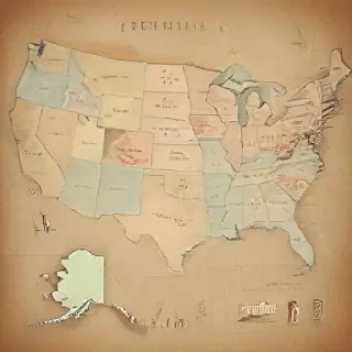 united states map