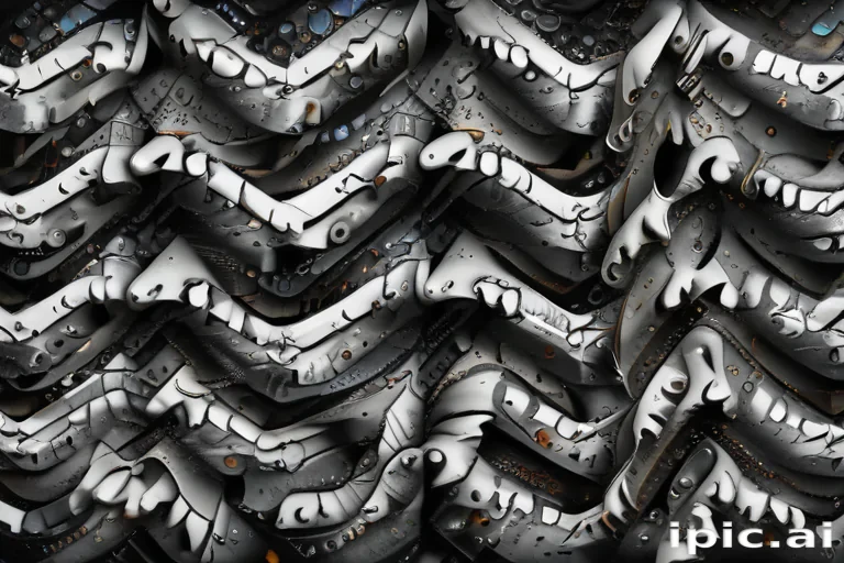 black and white pattern