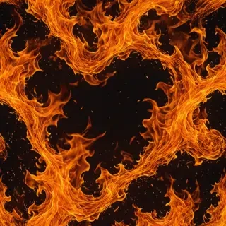 background on fire