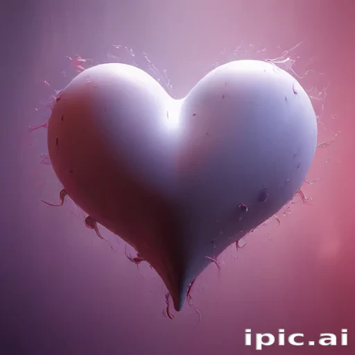blurry heart wallpaper