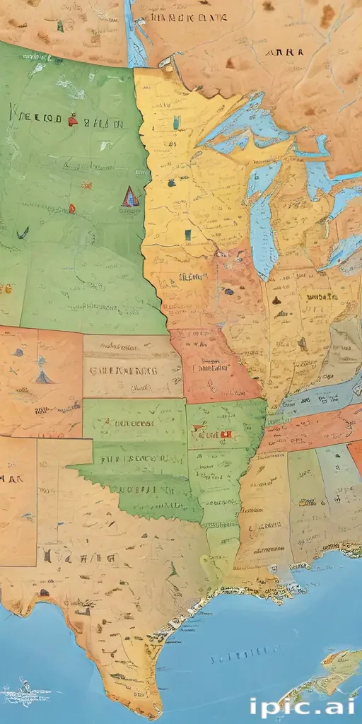 united states map