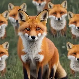 background fox