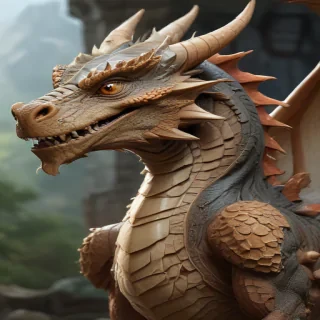 cartoon of a dragon