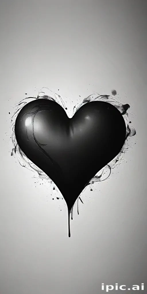 black heart image