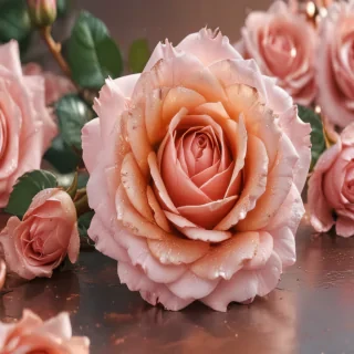 rose gold cute aesthetic wallpapers