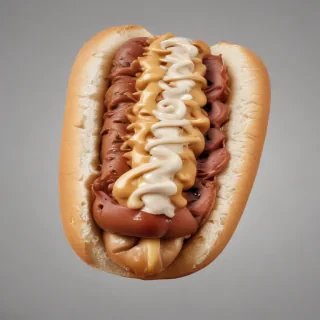 hot dog clipart black and white