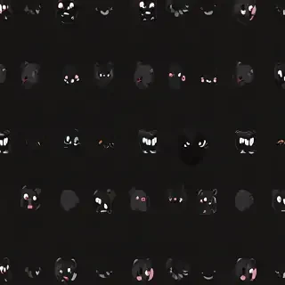 iphone cute black wallpaper