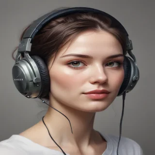 headphones drawing