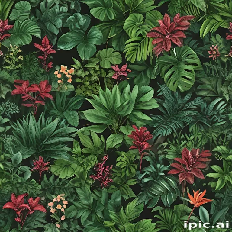 plants no background