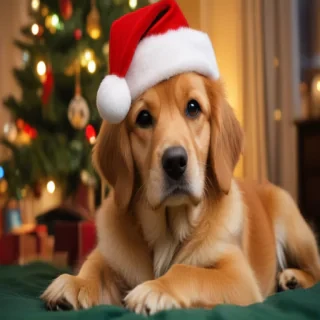christmas dog pics