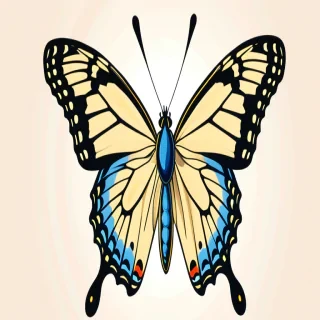 pictures of drawings of butterflies