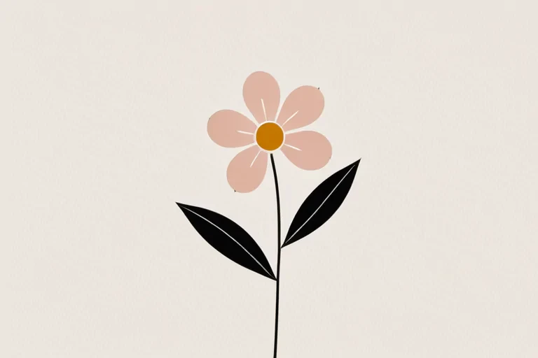 minimalist flower