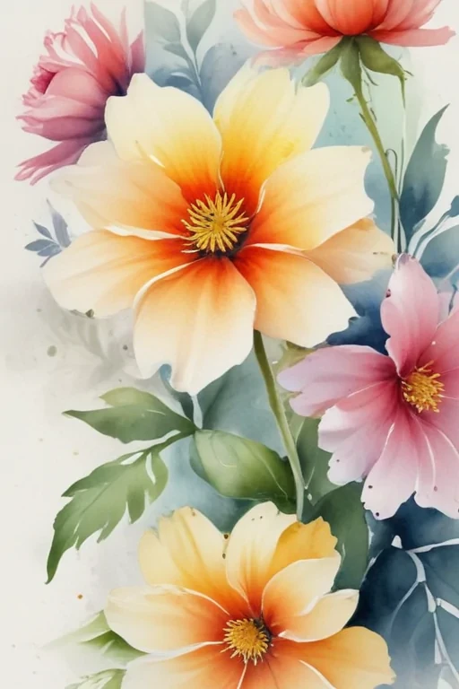 watercolor flower images
