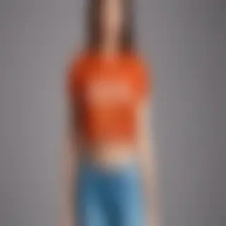 crop top shirt mockup