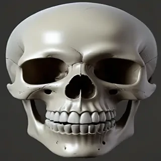 transparent skull png