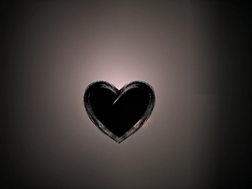 black heart wallpaper