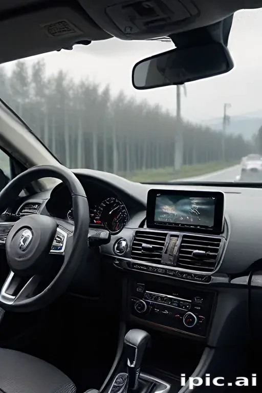 inside a car background