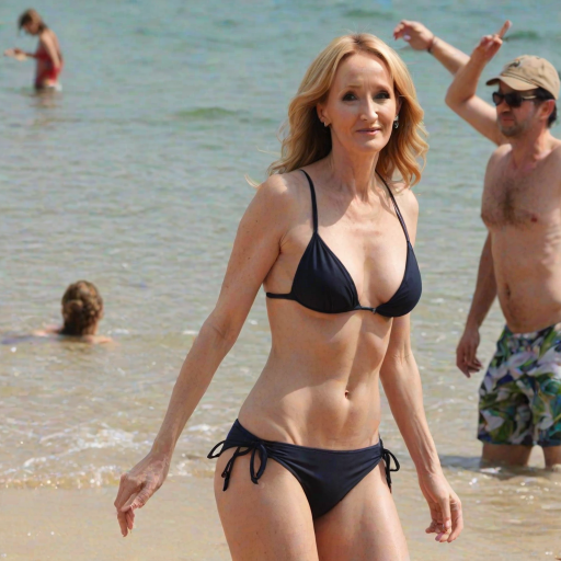 jk rowling bikini