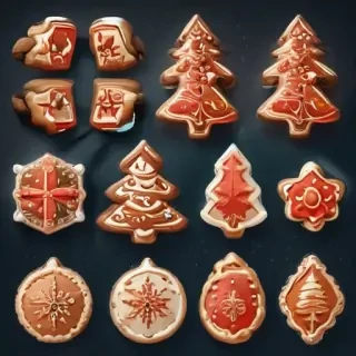 clipart christmas cookies