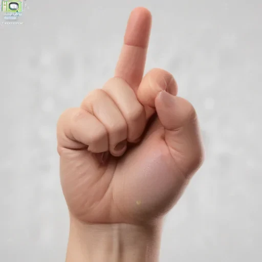 point finger png