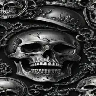 skull phone wallpaper