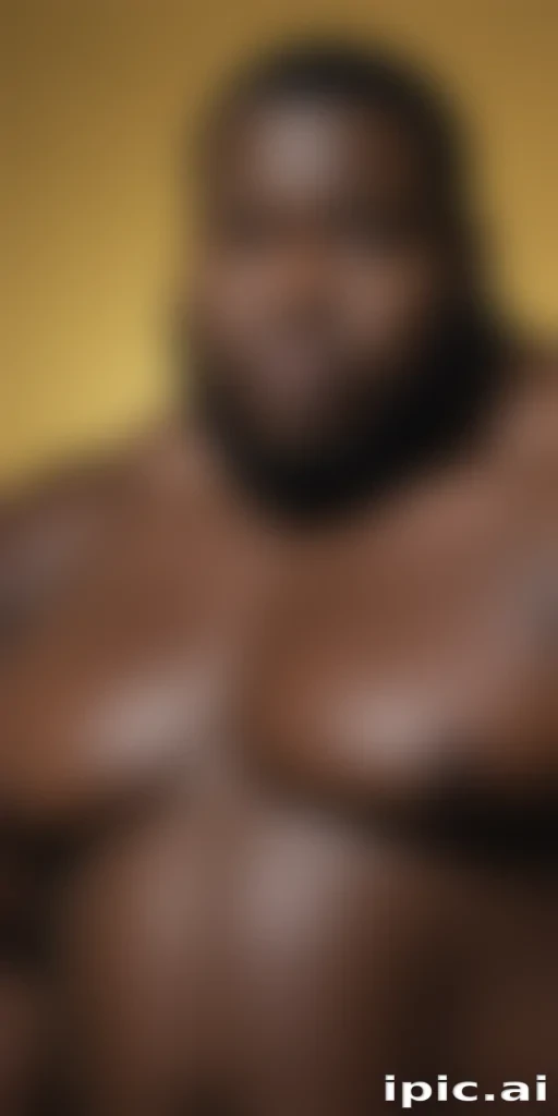 black fat man