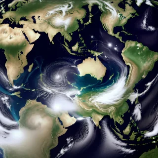 animated pic of earth