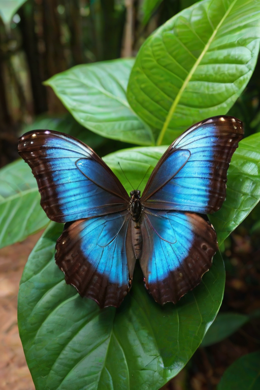 blue morpho butterfly