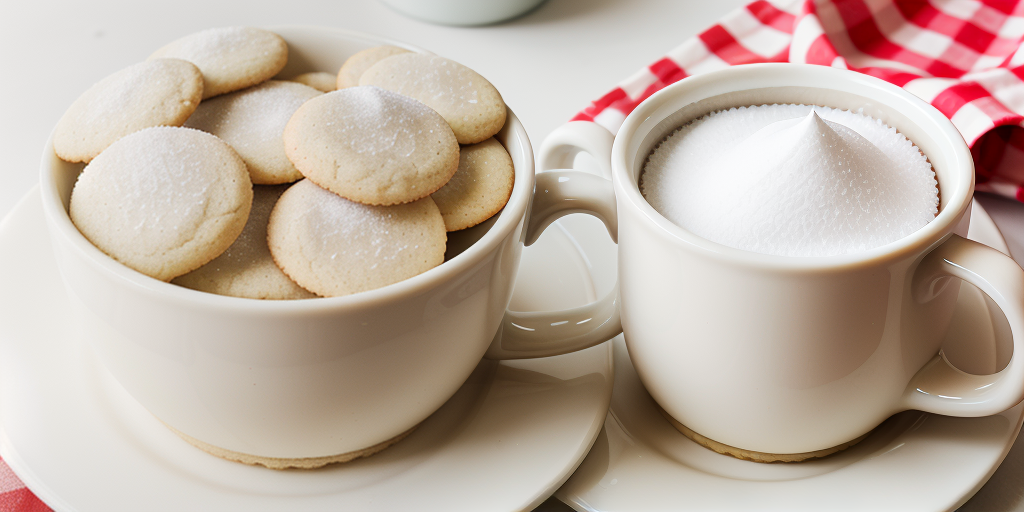 sugar cookie recipe in a mug
