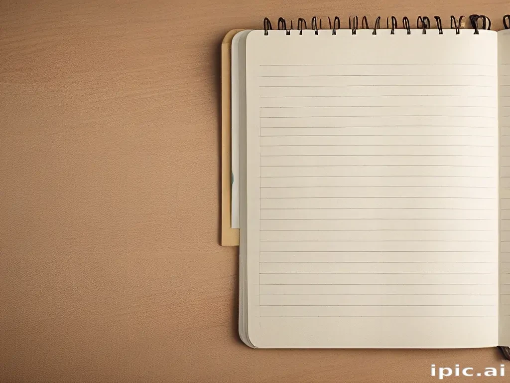 notebook page background