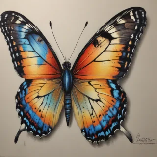 butterfly drawing picture