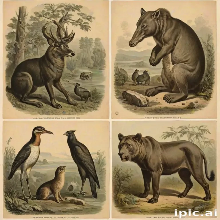vintage illustrations animals