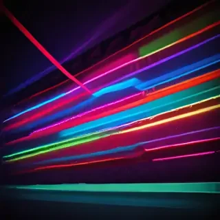neon color background
