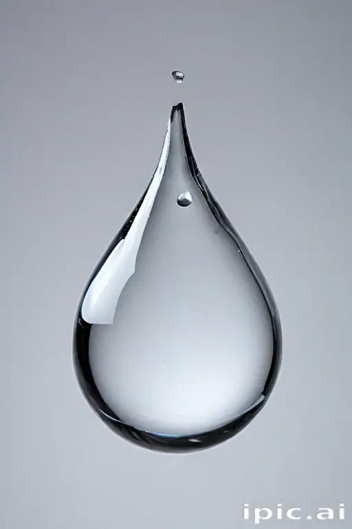 transparent water drop